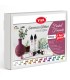 Set of 11 washable adhesive glitter for all surfaces, VIVA DECOR, 11pcs x 28ml