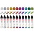 Set sclipici adeziv lavabil pentru toate suprafețele, VIVA DECOR, 11buc x 28ml