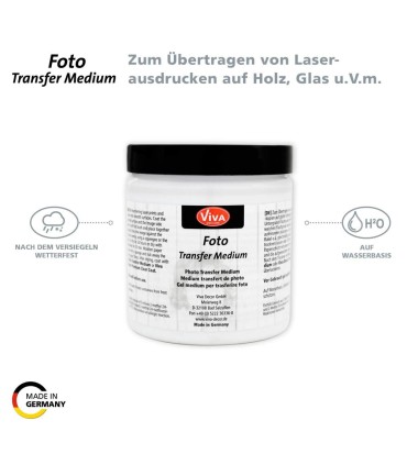 Medium pentru transfer foto și imagini, transparent, VIVA DECOR, 250 ml