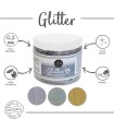 Pudră fină cu sclipici pentru vopsea de perete, rășină epoxidică și lacuri, VIVA DECOR, 34g
