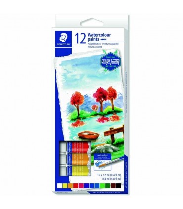 Culori acuarelă Staedtler set 12 tuburi 8880 C12