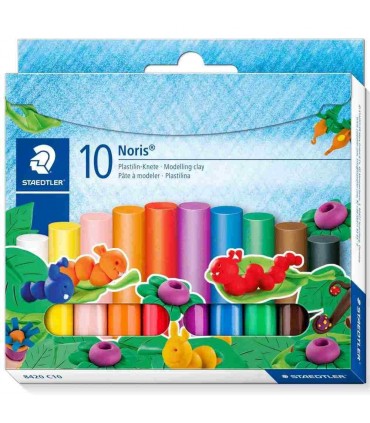 Noris set 10 culori plastilină copii 8420 C10
