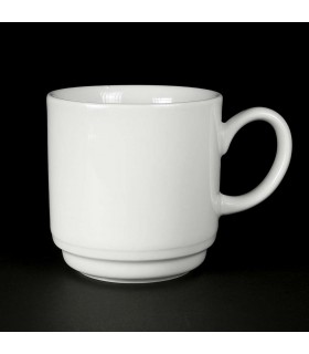 White porcelain mug, first quality