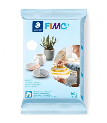 Lut de modelaj FIMOair Basic 500 g alb